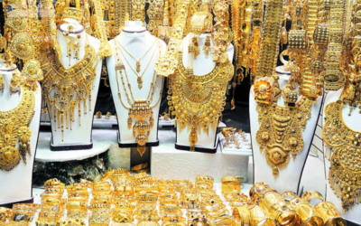 105 دنانير سعر الذهب عيار 21 في السوق المحلية الأربعاء
