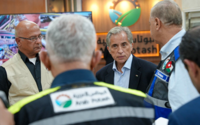 حسان يطلع على خطط ومشاريع التوسعة الجديدة لـ”البوتاس العربية” و”برومين الأردن”