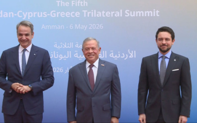 الملك وولي العهد يستقبلان الرئيس القبرصي ورئيس الوزراء اليوناني