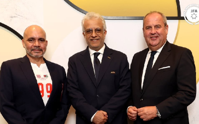 لقاءات رسمية لسمو الأمير علي على هامش مباراة النشامى في مونديال 2026