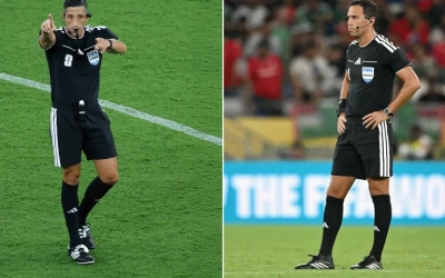 حكمان أرجنتينيان يديران مباراتين في توقيت واحد بكأس العالم
