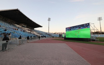 شاشات عرض وفعاليات جماهيرية لدعم “النشامى” أمام الجزائر