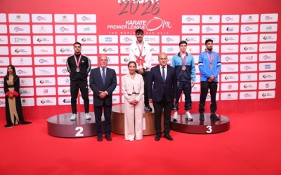 الجعفري يحقق ذهبية الدوري العالمي للكاراتيه ويتوّج بلقب Grand Winner 2026