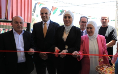 وزيرة التنمية الاجتماعية تفتتح وحدة التدخل المبكر في لواء المزار الشمالي