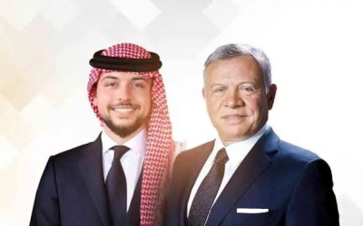 الملك وولي العهد يصلان ملعب دالاس لمؤازرة النشامى أمام الأرجنتين