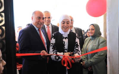 وزيرة التنمية الاجتماعية تفتتح وحدة التدخل المبكر البادية الشمالية الغربية