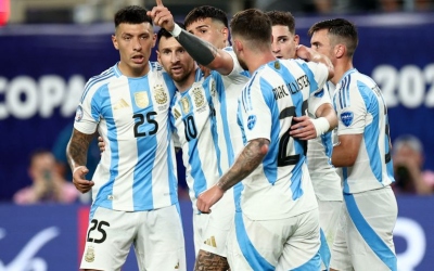 الأرجنتين تعزز تقدمها بالهدف الثاني أمام النشامى