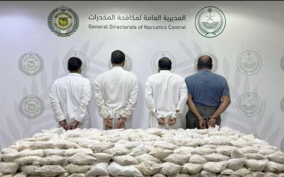 القبض على أردني و3 سعوديين بحوزتهم 1.4 مليون حبة إمفيتامين في السعودية