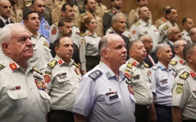 سمو الأمير فيصل يرعى حفل تخريج دورة الدفاع الوطني (23) في كلية الدفاع الوطني الملكية الأردنية