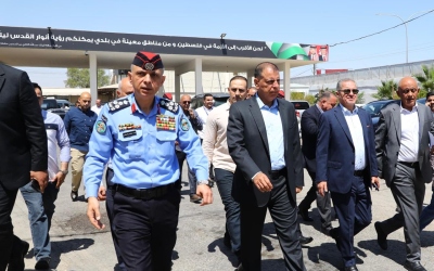 الفراية يتفقد جسر الملك حسين ويؤكد استمرار تطوير البنية التحتية