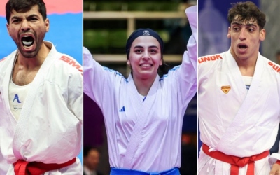 ثلاثي المنتخب الوطني للكراتيه يبلغون نهائيات بطولة آسيا في إندونيسيا
