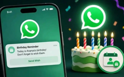واتساب يختبر ميزة تذكير بأعياد الميلاد