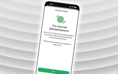 واتساب يتيح حجز أسماء المستخدمين تمهيداً لإطلاق الميزة الجديدة