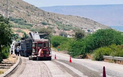 الأشغال” تبدأ اليوم صيانة طريق إربد- الأغوار الشمالية
