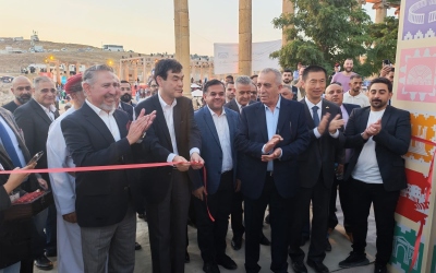 وزير الثقافة يفتتح جناح السفارات في مهرجان جرش الأربعين