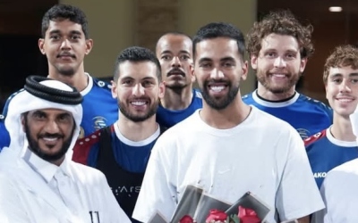 السيلية يستقبل نجم منتخبنا الوطني علي علوان عقب عودته من كأس العالم