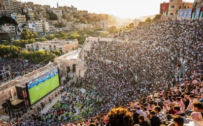 صورة الجماهير الأردنية تزين معرض فيفا لأبرز لقطات كأس العالم 2026