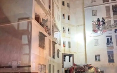 فاجعة في الجزائر إصابة 23 شخص إثر حريق بعمارة سكنية