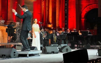 ماجدة الرومي تحيي أولى حفلات مهرجان جرش بحضور جماهيري كبير