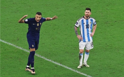 مبابي يواصل مطاردة ميسي في قائمة هدافي كأس العالم التاريخيين