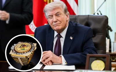 321 ماسة في خاتم ترامب تثير اهتماماً واسعاً في بلجيكا وأمريكا