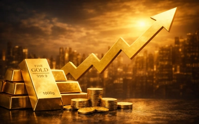 الذهب يتقافز فوق 4100 دولار للأنصة مع انخفاض النفط وانحسار مخاوف الفائدة الأمريكية
