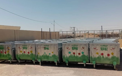 البيئة توزع 435 حاوية نفايات على معان والعقبة وإقليم البترا