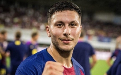 برشلونة يعلن إصابة روني بردغجي بتمزق في الرباط الصليبي