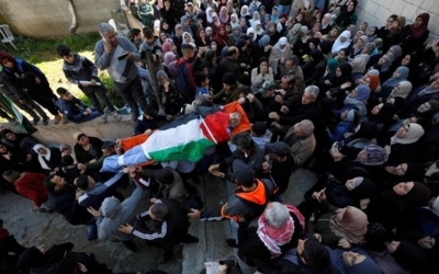 استشهاد ثلاثة فلسطينيين في غارة إسرائيلية على جنين