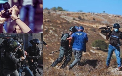 نقابة الصحفيين الفلسطينيين: 108 انتهاكات إسرائيلية بحق الإعلاميين في تموز