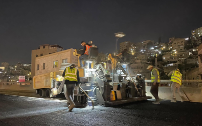 أعمال ليلية على شارع الاستقلال تبدأ بإزالة الجزيرة الوسطية