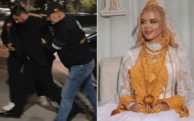 عروس مغطاة بالذهب تتصدر السوشال ميديا… وزوجها يدخل السجن بتهمة غسيل أموال