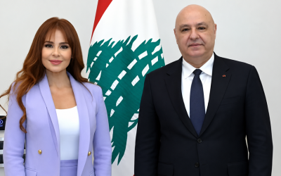 كارول سماحة بعد لقائها الرئيس اللبناني والسيدة الأولى: “إن شاء الله لبنان دائمًا بكون أفضل”