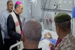 سفير الفاتيكان يزور مصابي هجوم الكرك