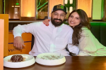 «كل ميلاد وأنتِ جنبي».. رسالة رومانسية من خالد صقر لزوجته إلهام علي