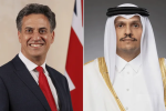 اتصال قطري بريطاني لبحث خفض التصعيد ودعم الحلول الدبلوماسية