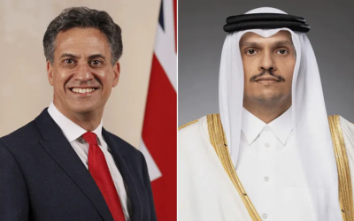 اتصال قطري بريطاني لبحث خفض التصعيد ودعم الحلول الدبلوماسية