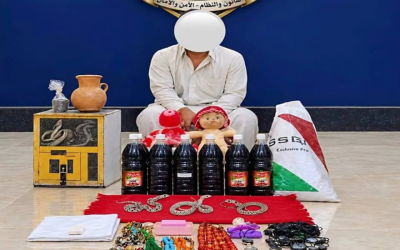 حين انقلب السحر على الساحر..دجّال الثعابين يقع في قبضة الأمن بكربلاء
